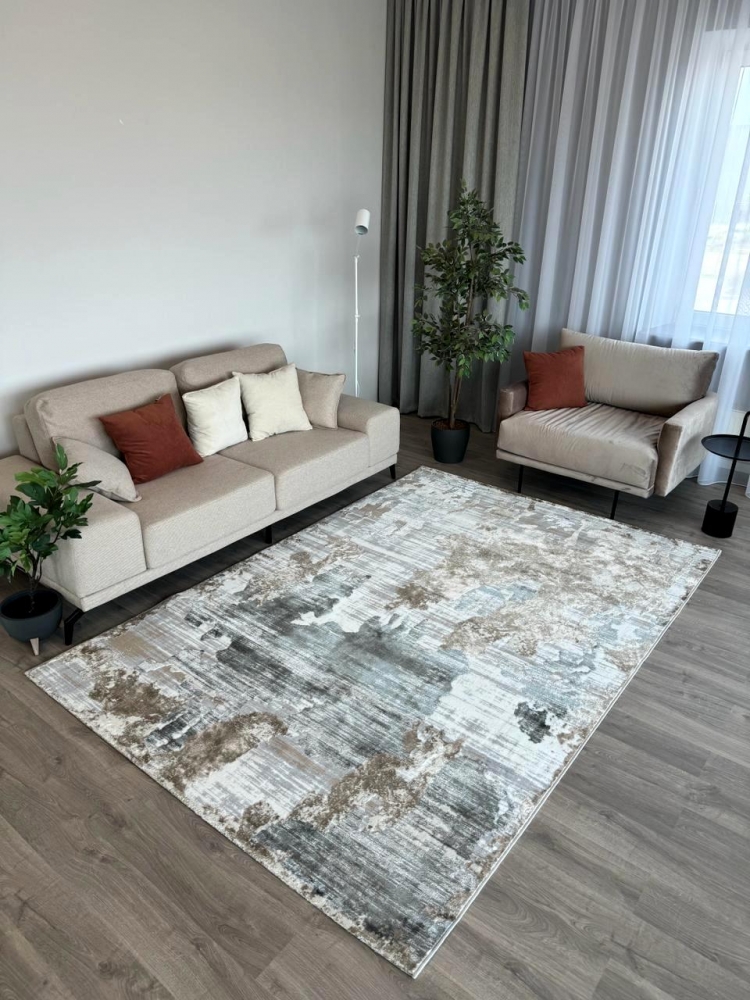 Ковер Ковер БЕЛЛА CREAM SHIRINK / BLUE FDY