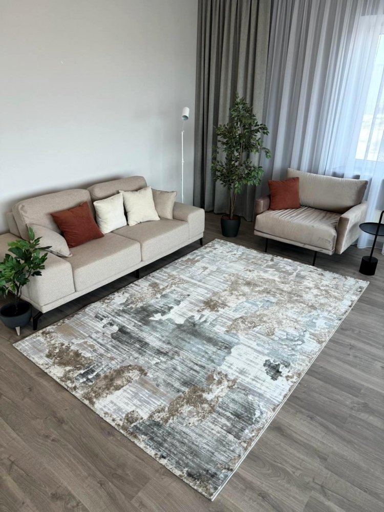 Ковер Ковер БЕЛЛА CREAM SHIRINK / BLUE FDY