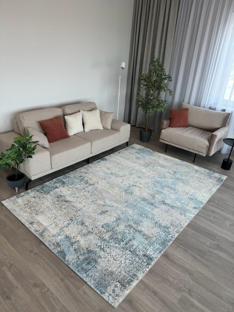 Ковер Ковер БЕЛЛА CREAM SHIRINK / BLUE FDY